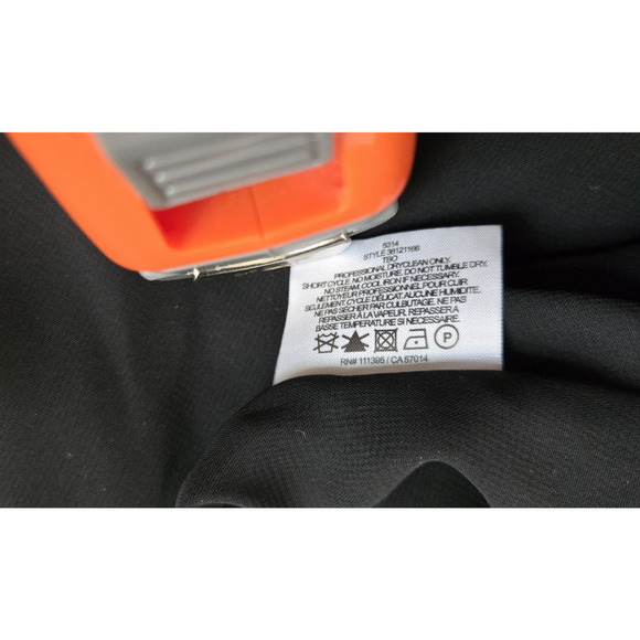 TORY BURCH Sz 8 Black Sheer 100% Silk Shell Top Dual Layer - Picture 4 of 9